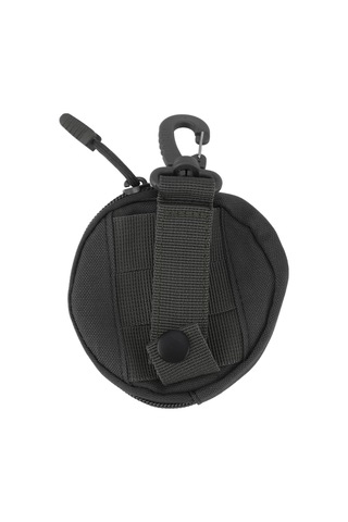 Hangfox Erkek Spor Tipi Kanvas Cüzdan, Çok Amaçlı Anahtar Kılıfı, Yüksek Kapasiteli, Düşme Engellli, Siyah Renk