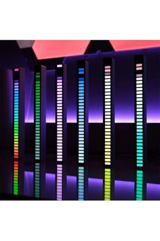 Rgb Çubuk Sese Duyarlı Ekolayzer Şarjlı-taşınabilir Sese Duyarlı Ekolayzer