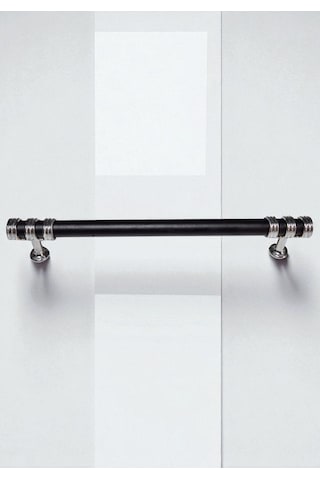 Nesli Alüminyum Metal Lüks Modern Mobilya Çekmece Mutfak Dolabı Kulpu Siyah-krom 160mm Siyah - Krom