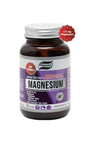 Phytodef Magnezyum Vitamin B6+D3 30 Tablet