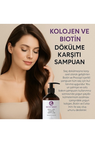 Bestway Kolojen Ve Biotin Dökülme Karşıtı Şampuan