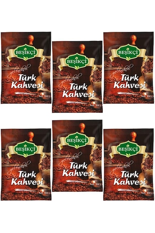 Beşikçi Türk Kahvesi 6 Adet X 100 Gr Kavrulmuş Öğütülmüş