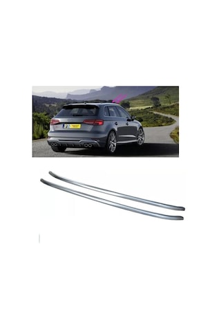 Autogp Audi A3 Tavan Çıtası Oem Mat Krom Tavan Kenar Rayı 2013+ 8v Agp-rba-2021