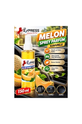 Oto Parfüm 150ml Araç Koku Sprey Kavunlu 150ml