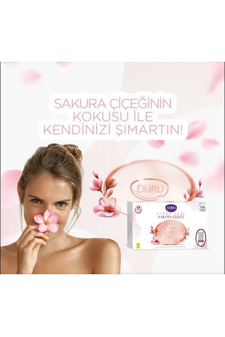 Duru Hydro Pure Sakura Çiçeği Şeffaf Bakım Sabunu 4'lü Paket