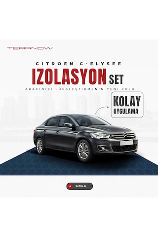 Citroen C-elysee 2012-2024 Torpido-kapı İçi Izolasyon Seti