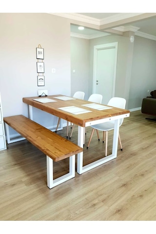 Deryawood Ahşap Yemek Masası-80x120