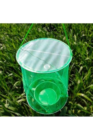 Fortunelane Katlanabilir Askılı Sinek Tuzağı - Dış Mekan İçin Dayanıklı, Yeniden Kullanılabilir, Etkili Sinek Yok Edici Demir Tel