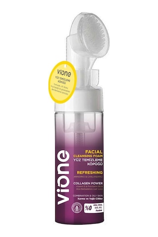 Vione 3lü Set Yüz Temizleme Köpüğü 150ml Özel Fırçalı