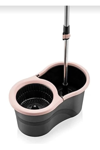 Sillgech 360 Smart Mop Jr. Black Siyah Temizlik Paspas Seti Pembe