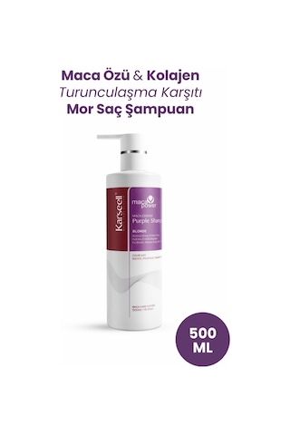 Maca Özlü Blonde Turunculaşma Karşıtı Purple Mor Şampuan 500 Ml - 754549605 Boyalı / Röfleli