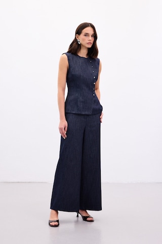 Sateen Livia Pantolon - Lacivert-136911 Lacivert