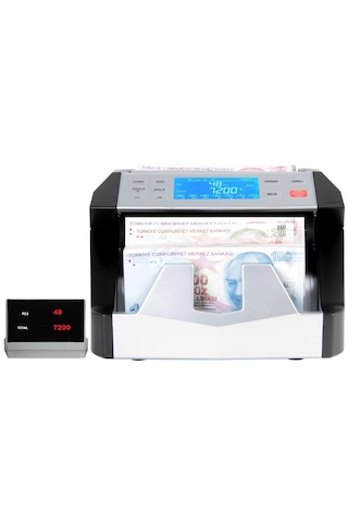 Sigma SC8520B Karışık Para Sayma Makinesi - TL - Euro - Usd - Türkçe Sesli Uyarı + Müşteri Ekranı