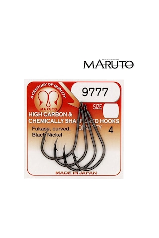 Maruto 9777 Bn Fukase Olta İğnesi Black Nickel