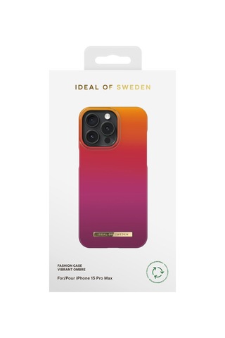 Fashion Case Apple Uyumlu iPhone 15 Pro Max Vibrant Ombre Çok Renkli