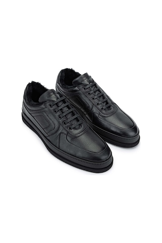Giampiero Nicola Erkek Hakiki Deri Siyah Casual Ayakkabı 664 401110a Erk Ayk Sk24-25 Nero Siyah