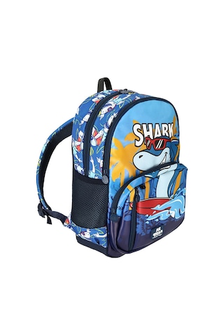 Me Team Dört Bölmeli Erkek Çocuk Okul Sırt Çantası - Shark/köpek Balığı - 25185 Çok Renkli
