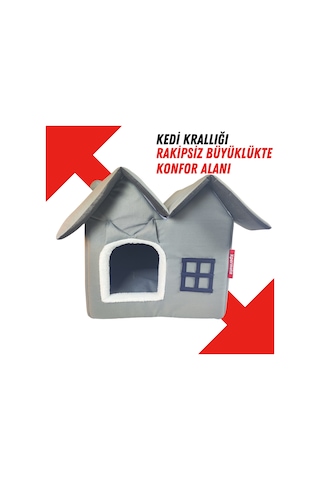 Xpermate Pet Villa Kedi Evi Kedi Villası Kedi Kulübesi