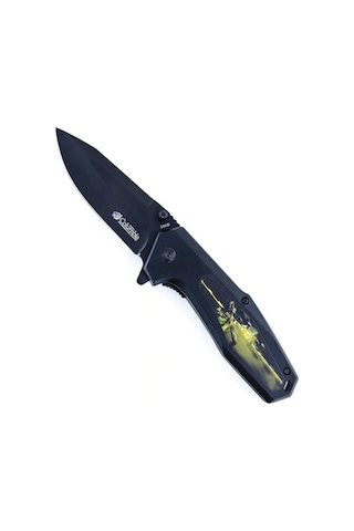 Columbia 285b Katlanır Kamp Bıçak Coyotted Cep Kamp Çakısı Siyah