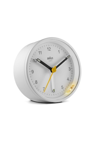 Braun Bc12w Beyaz Klasik Analog Alarmlı Masa Saati Brn.bc12w