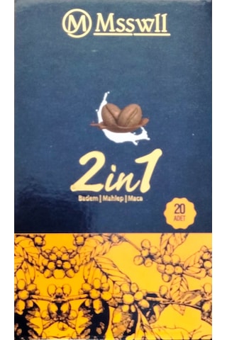 Misswell 2 in 1 Kahve Badem Mahlep Maca 360 G