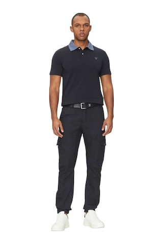 Guess Erkek Nolan Polo T-shirt - Lacivert 659126