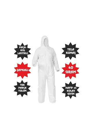 Tek Kullanımlık Lamineli Tulum