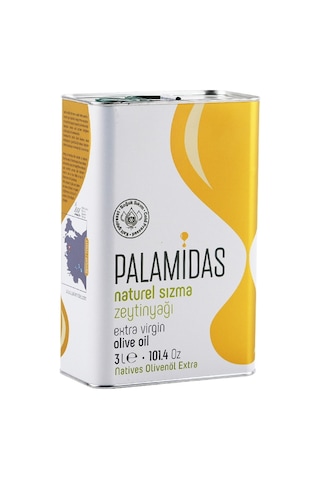 Palamidas Tnk Soğuk Sıkım Natürel Sızma Zeytinyağı 3 L