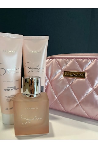 Farmasi Sıgnature Çanta Seti EDP Parfüm 50 ML + Body Wash 100 ML + Body Lotion 100 ML