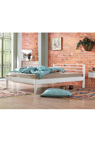 Bedliga Kappis-S Ferforje Metal Çift Kişilik Karyola