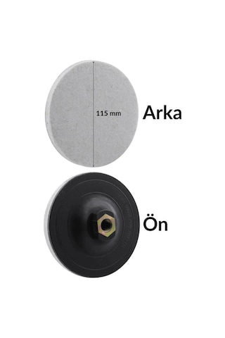 Metal Mermer Parlatma Polisaj Keçesi 115mm