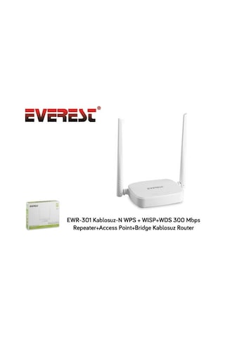 EVEREST EWR-301 300MBPS 4PORT 2 ANTEN 5DBI 2 4GHz INDOOR ACCESS