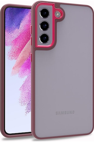 Zore Galaxy S21 Fe Uyumlu Msra Flora Kılıf-kırmızı Kırmızı