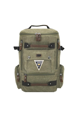 Ççs London 51564 Xl Kanvas Sırt Çantası Haki