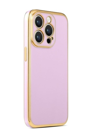 Apple Uyumlu iPhone 14 Pro Kılıf Zore Bark Kapak Lila