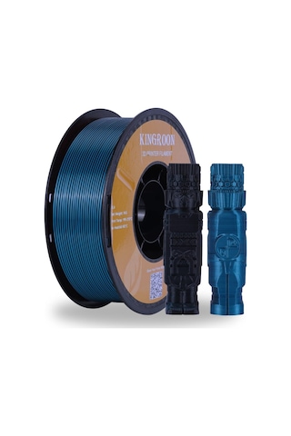 Çift Renkli Silk Pla 1.75 Mm Siyah Mavi - Derin Galaksi Tonu - Açıya Göre Renk Değişir Hc309
