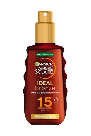 Garnier Ambre Solaire İdael Bronzluk Koruyucu Yağ SPF15 150 ML