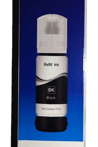 Melsan For Epson Ecotank L1250 Uyumlu Siyah  Uyumlu Mürekkep 3x70 Ml Toplam 210 Ml
