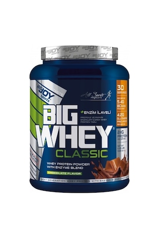 Bigjoy Sports Big Whey Classic Whey Çikolata Aromalı Protein Tozu 1020 G 30 Servis