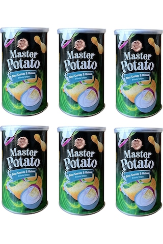 Gold Harvest  Master Potato Soğanlı & Ekşi Kremalı Cips 6 x 60 G