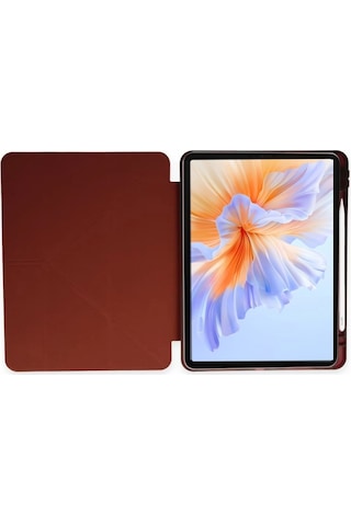 Honor Pad V9 11.5 Inç Uyumlu Kılıf Kalem Bölmeli Standlı Kılıf + Ekran Koruyucu + Kalem 3'lü Set Kapaklı Kılıf