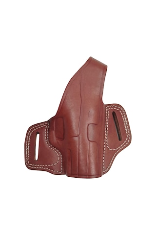 Canik Mete Mc9 İçin Uyumlu Tam Kelebek Kemer Dışı Atkılı Kahverengi Silah Kılıfı