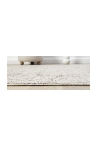 Mariesse Home Vintage Eskitme Desenli Makine Dokuma Salon Oturma Odası Halısı 10200 Bej
