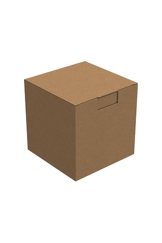 15x15x15 - 100 Adet Kilitli E Ticaret Karton Kargo Kutusu 100 Adet