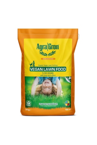 Vegan Bitkisel Menşeli Çim Gübresi Doğal Çim Coşturan Gübre 20 KG