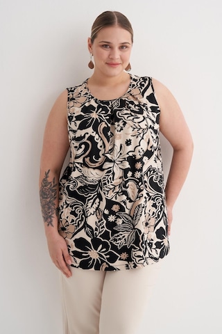 Pile Detaylı Örme Bluz-6236 Siyah