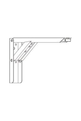 Moborv 7600-1001-300 30 Cm Beyaz Katlanır Karavan Masa Ve Raf Braketi 100 Kg
