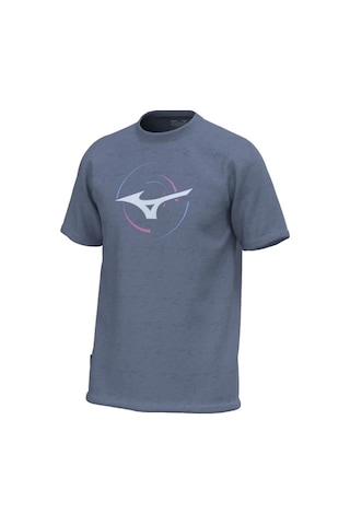 Mizuno Athletic Rb Erkek Tişört Koyu Gri Çok Renkli