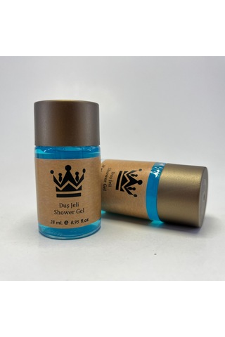 Otel Duş Jeli Geniş Kapak Kraft 30 Ml - 100 Adet