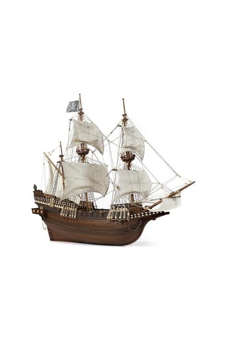 1/100 Buccaneer Yelkenli Tekne Ahşap Maketi, Occre 12002
